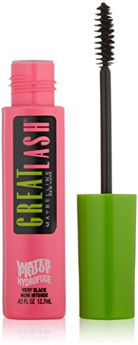 Maybelline Great Lash Waterproof Mascara, Very Black [111], 0.43 oz