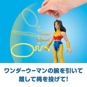 Fisher-Price DC League of Super-Pets Preschool Toys Wonder Woman & Pb Poseable Figure & Accessory Set for Kids Ages 3+ Years