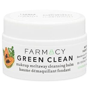 farmacy natural makeup remover – green clean makeup meltaway cleansing balm cosmetic – 12ml sample size