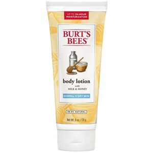 burt’s bees naturally nourishing milk & honey body lotion 6 oz