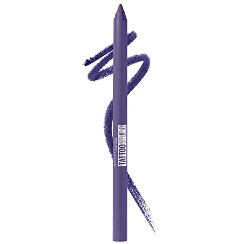 Maybelline TattooStudio Sharpenable Gel Pencil Longwear Eyeliner Makeup, Rich Amethyst, 0.04 oz.