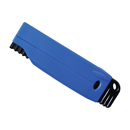 Cosco Self-Retracting Box Knives, Black/Blue, Pack Of 5