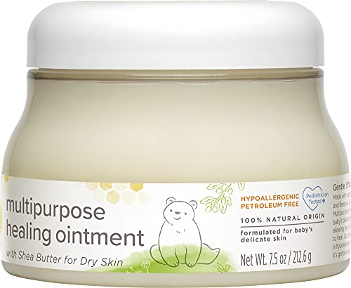 Burt's Bees Baby Healing Ointment, Face & Body Skin Care, Moisturizing with Shea Butter, 100% Natural, 7.5 Ounce