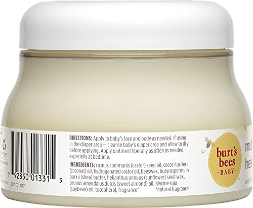 Burt's Bees Baby Healing Ointment, Face & Body Skin Care, Moisturizing with Shea Butter, 100% Natural, 7.5 Ounce