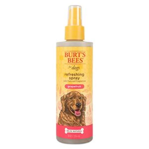 burt’s bees for dogs refreshing spray with natural grapefruit fragrance natural dog deodorizing spray, ph balanced for dogs, sulfate & paraben free, made in the usa, 8 oz