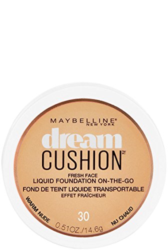 Maybelline New York Dream Cushion Fresh Face Liquid Foundation, Warm Nude, 0.51 Ounce