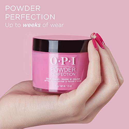 OPI Powder Perfection, Black Onyx, Black Dipping Powder, 1.5 oz