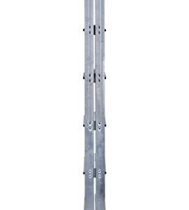 COSCO 20212T1ASE 16ft max Reach 2-in-One Extension Ladder, Steel Gray