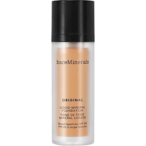 bareMinerals Original Liquid Mineral Foundation Broad Spectrum Spf 20, Neutral Tan 21, 1 Fl Oz