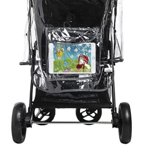 Graco Universal Baby Stroller Plastic Rain Cover & Weather Shield, Lightweight Waterproof Weathershield, Clear Vinyl Infant Car Seat Carriage Umbrella, Winter Snow Wind Protection Travel Accessories