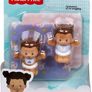 Fisher-Price Little People Snuggle Twins, Figure Set for Toddlers