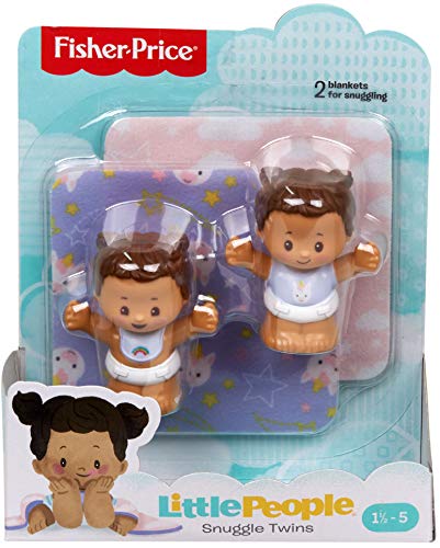 Fisher-Price Little People Snuggle Twins, Figure Set for Toddlers