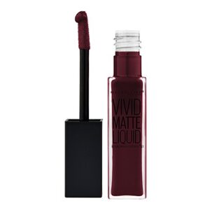 maybelline new york color sensational vivid matte liquid lipstick, corrupt cranberry, 0.26 fl. oz.