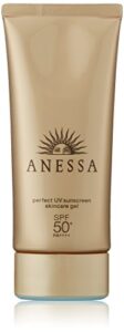 shiseido anessa perfect uv sunscreen skin care gel spf50+/pa++++3.2oz