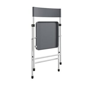 COSCO Kid's 3-Piece Activity Set with Folding Chairs, Cool Gray