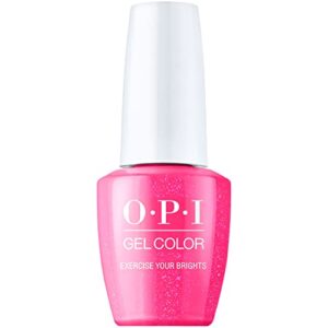 opi gelcolor, exercise your brights, pink gel nail polish, summer ’22 power of hue collection