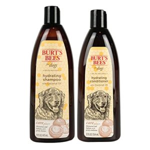 burt’s bees for dogs care plus+ hydrating shampoo and conditioner with coconut oil – dog shampoo and conditioner, burts bees dog shampoo, burts bees for pets dog conditioner, burts bees pet wash
