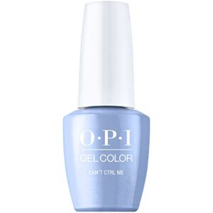 opi gelcolor, can’t ctrl me, blue gel nail polish, xbox collection, 0.5 fl. oz.