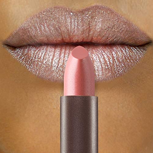 Burts Bees 100% Natural Glossy Lipstick, Nude Mist - 1 Tube