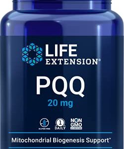 Life Extension PQQ (Pyrroloquinoline Quinone) 20mg Promotes The Growth of New Cellular Mitochondria - Gluten-Free, Once-Daily, Non-GMO, Vegetarian - 30 Vegetarian Capsules