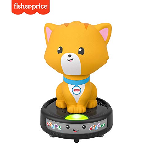 Fisher-Price Laugh & Learn Crawl-After Cat on a Vac, Musical Toy for Crawling Babies and Walking Toddlers