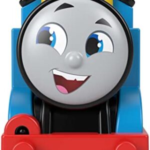 Thomas & Friends Motorized Toy Train Talking Thomas Engine with Annie & Clarabel Coach Cars for Preschool Kids Ages 3+ Years