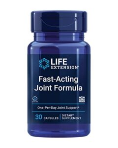 life extension fast-acting joint formula – advanced joint health support supplement for men & women – for joints discomfort & inflammation relief – non-gmo, gluten-free – 30 capsules