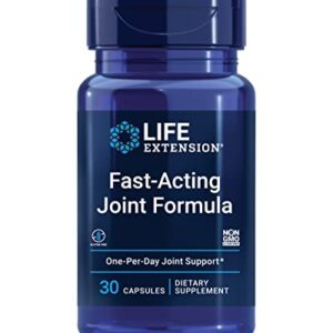 Life Extension Fast-Acting Joint Formula – Advanced Joint Health Support Supplement for Men & Women - for Joints Discomfort & Inflammation Relief – Non-GMO, Gluten-Free - 30 Capsules