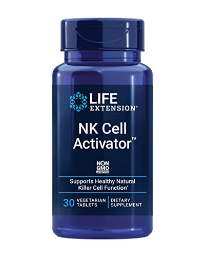 Life Extension NK Cell Activator – Enzymatically Modified Rice Bran Extract Supplement for Immune System Health Support and Protection – Non-GMO, Vegetarian – 30 Tablets