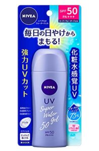 biore japan – nibeasan protect water gel spf50 pa +++ 80g