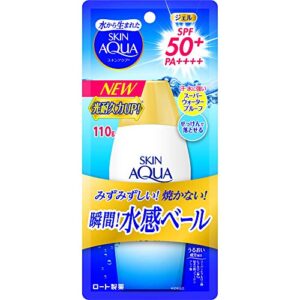 rohto skin aqua uv super moisture gel 110g spf50 / pa