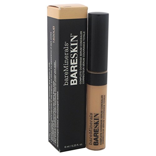 bareMinerals Bareskin Complete Coverage Serum Concealer for Women, Light, 0.2 Fl Oz