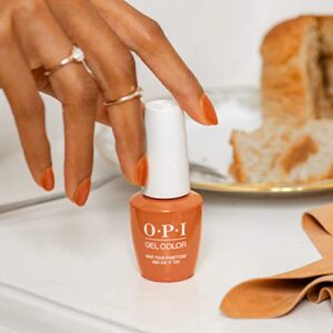 OPI GelColor, Have Your Panettone and Eat it Too, Orange Gel Nail Polish, Milan Collection, 0.5 fl oz