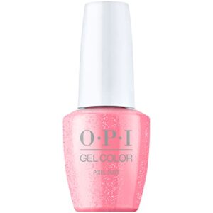opi gelcolor, pixel dust, pink gel nail polish, xbox collection, 0.5 fl. oz.