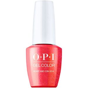 opi gelcolor, heart and con-soul, red gel nail polish, xbox collection, 0.5 fl. oz.