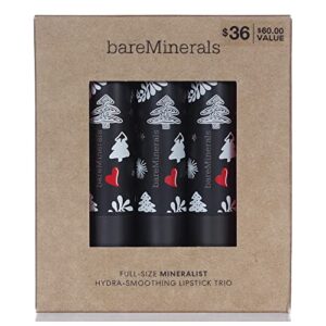 bareminerals – full-size mineralist hydra-smoothing lipstick trio