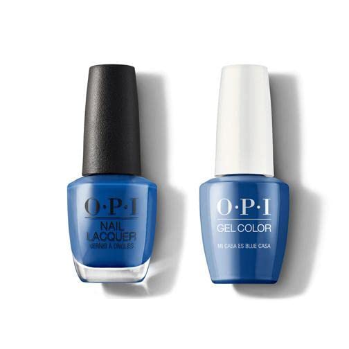 XPRESS ECOMMERCE NAIL ART STICKER WITH MATCHING GEL AND NAIL POLISH SIZE 15ML - 0.5 FL OZ COLOR: Mi Casa Es Blue Casa