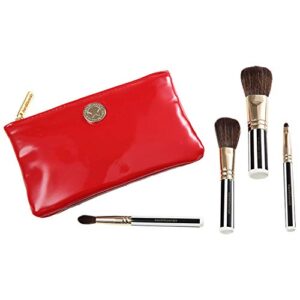 bareminerals mini marvels 4pc mini brush collection w/ brush case