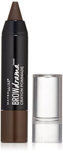 maybelline new york brow drama pomade crayon, deep brown, 0.04 oz.