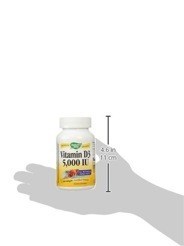 Nature's Way Vitamin D3 Max, Supports Healthy Bones and Teeth*, Supports Immune Health*, 125mcg per Serving, 240 Softgels