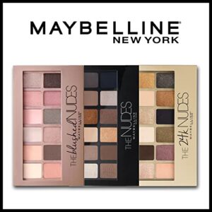 Maybelline New York The 24K Nudes Gold Eyeshadow Palette, 12 Shades
