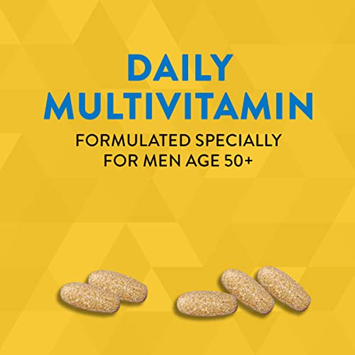 Nature’s Way Alive! Men’s 50+ Ultra Potency Complete Multivitamin, High Potency Formula, Supports Whole Body Wellness*, 60 Tablets