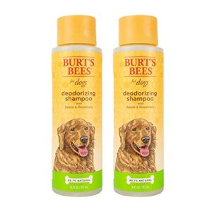 burt’s bees for dogs deodorizing dog shampoo with apple & rosemary |dog shampoo combats odors | cruelty free, sulfate & paraben free, ph balanced for dogs – made in usa, 16 oz – 2 pack