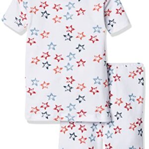 Burt's Bees Baby Baby Boys' Pajamas, Tee and Pant 2-Piece Pj Set, 100% Organic Cotton, Patriotic Tee & Shorts, 4X-Small