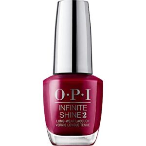 opi infinite shine 2 long-wear lacquer, berry on forever, purple long-lasting nail polish, 0.5 fl oz