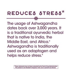 Nature's Way Ashwagandha Reduces Stress* Adaptogenic* Vegan 60 Capsules