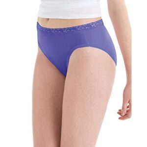 Hanes Women's 6-Pack Underwear, 6 Pack-High Cut Assorted, 6