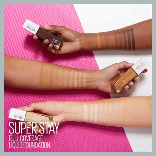 Maybelline New York Super Stay Full Coverage Liquid Foundation Makeup, Espresso, 1 Fl Oz