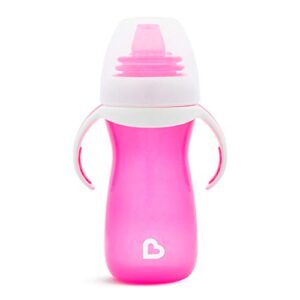 munchkin® gentle™ transition sippy cup with trainer handles, 10 ounce, pink