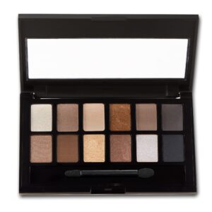 maybelline new york the nudes eyeshadow palette, 12 shades